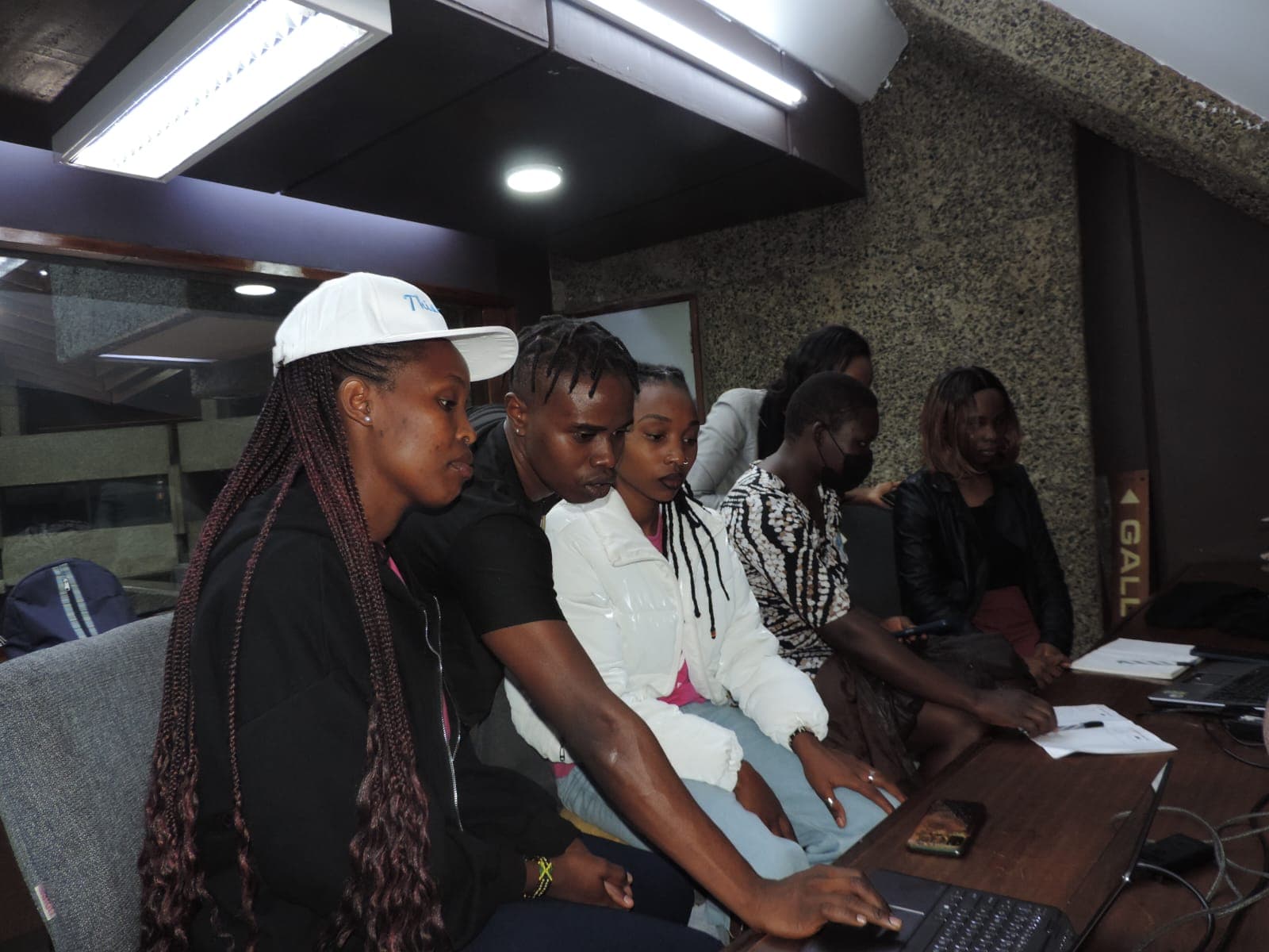 GirlCode team working together